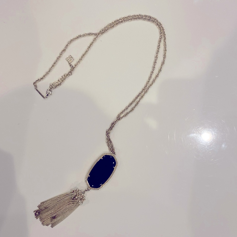 Kendra Scott Rayne Necklace Gold & Black